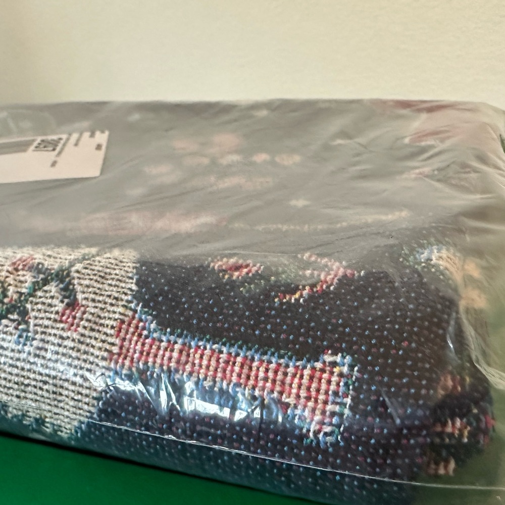 Andy Woodland Throw Blanket deers & trees - Picture 5 of 6